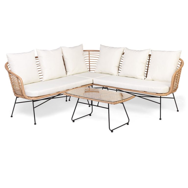 Rattan Corner Sofa Set