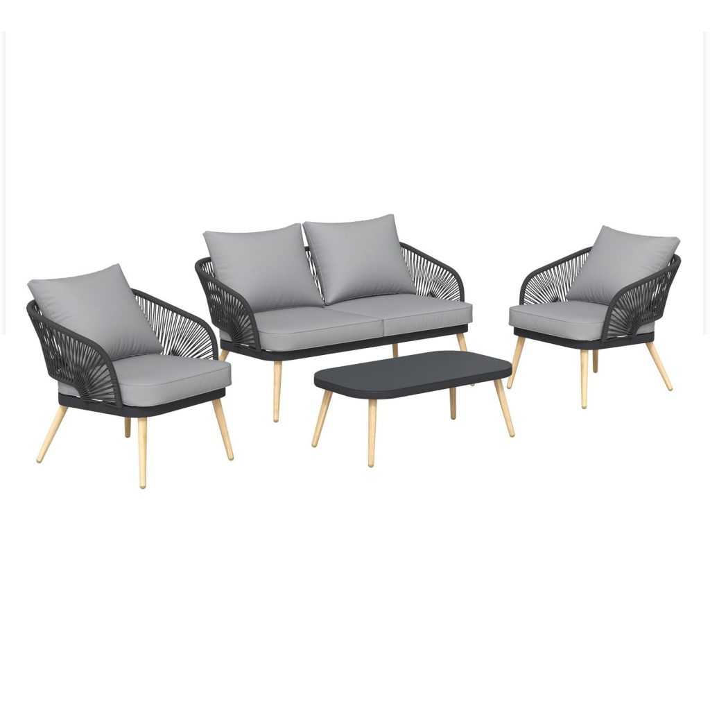 Rope Weaving Sofa Set