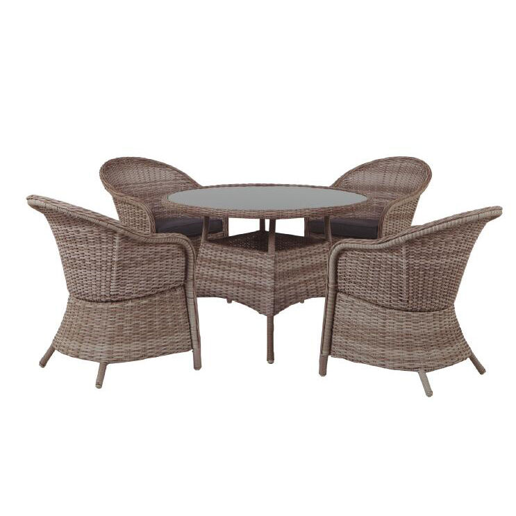 Wicker Dining Set of 5